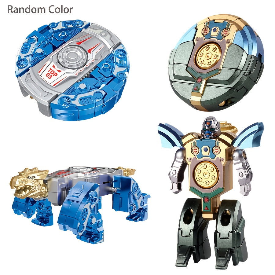 2pcs Transforming Finger Spinner, a Relax Sensory Toy for Teens, Suitable for Boys and Girls, Perfect as a Party Favor, Fun Transforming Chain DIY Robot Spinner.Finger gyro handheld game., Classroom Reward, Fidget Spinner, Interactive Fidget